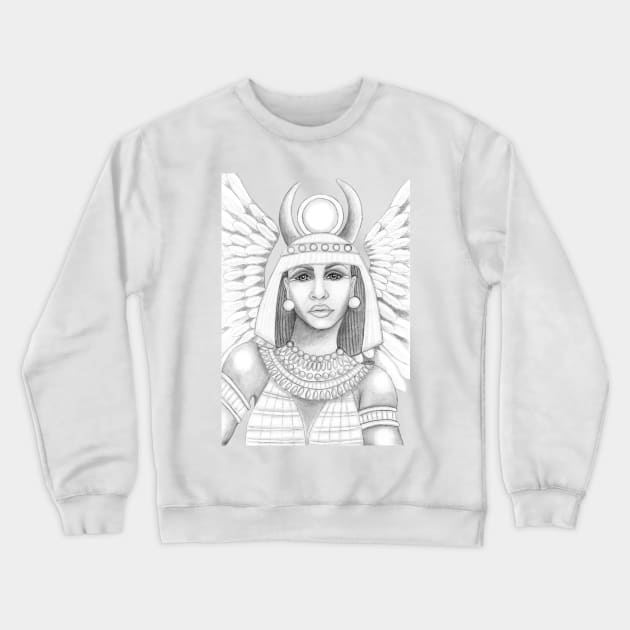 Ancient Egyptian Goddess Isis Crewneck Sweatshirt by IvyLilyArt